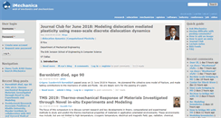 Desktop Screenshot of imechanica.org