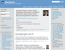 Tablet Screenshot of imechanica.org